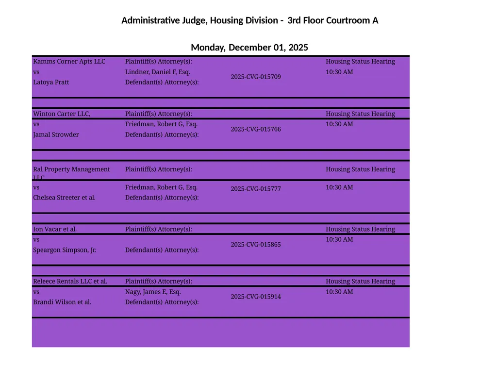 Administrative Judge, Housing Division - 3rd Floor - slide 18 of 103