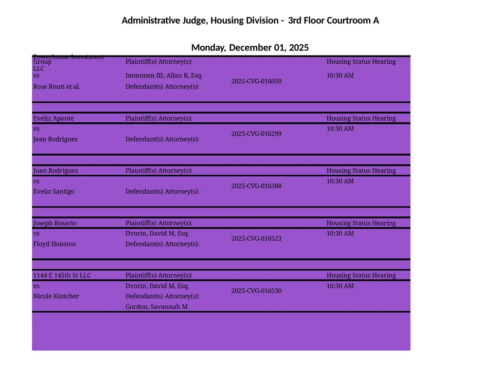 Administrative Judge, Housing Division - 3rd Floor - slide 19 of 103