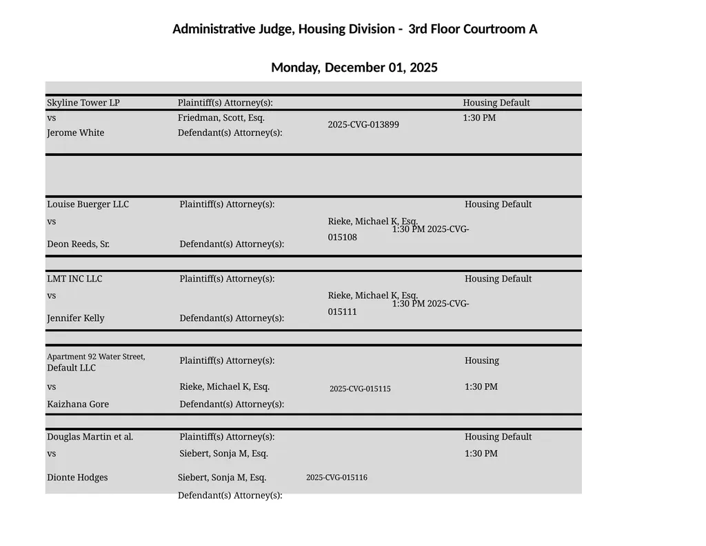 Administrative Judge, Housing Division - 3rd Floor - slide 21 of 103
