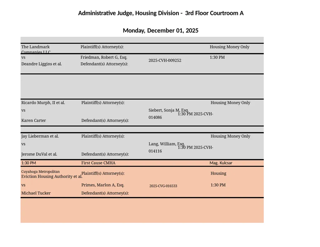 Administrative Judge, Housing Division - 3rd Floor - slide 24 of 103