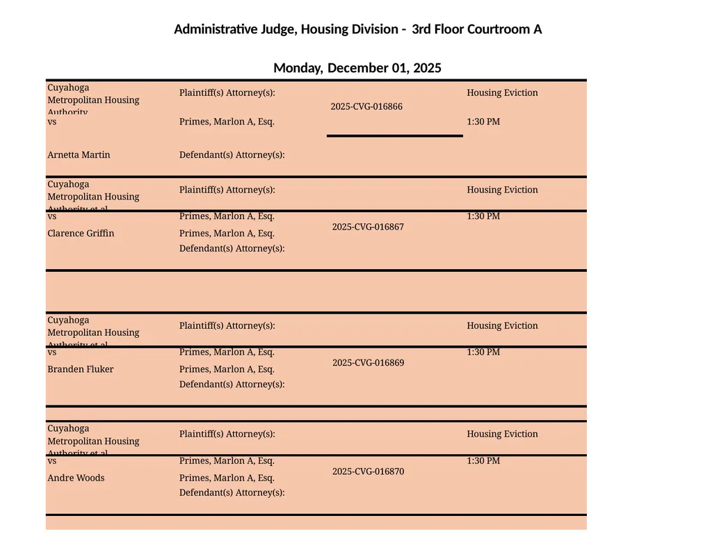 Administrative Judge, Housing Division - 3rd Floor - slide 26 of 103