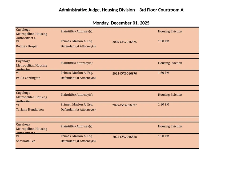 Administrative Judge, Housing Division - 3rd Floor - slide 28 of 103