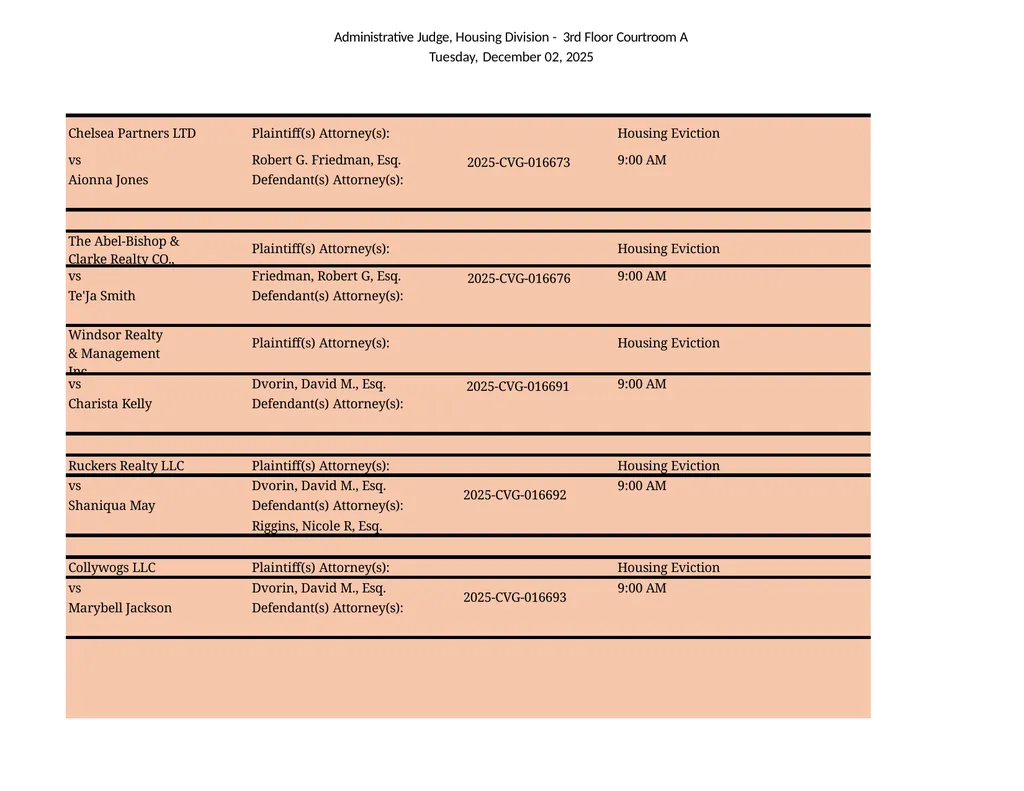 Administrative Judge, Housing Division - 3rd Floor - slide 30 of 103