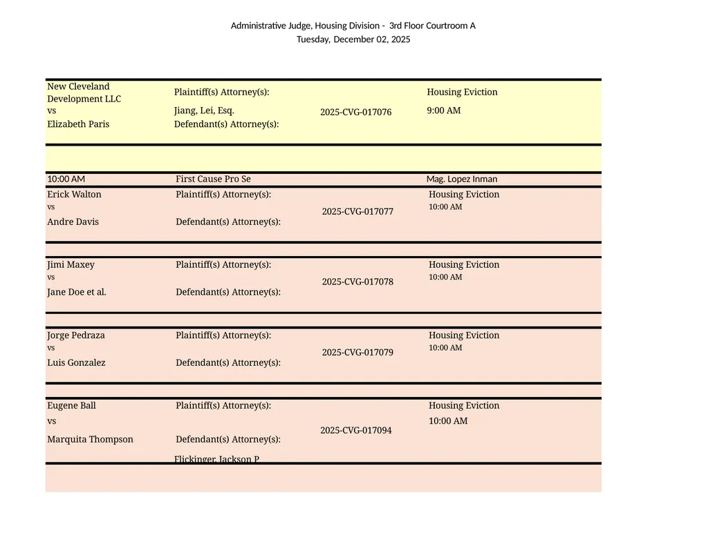 Administrative Judge, Housing Division - 3rd Floor - slide 36 of 103