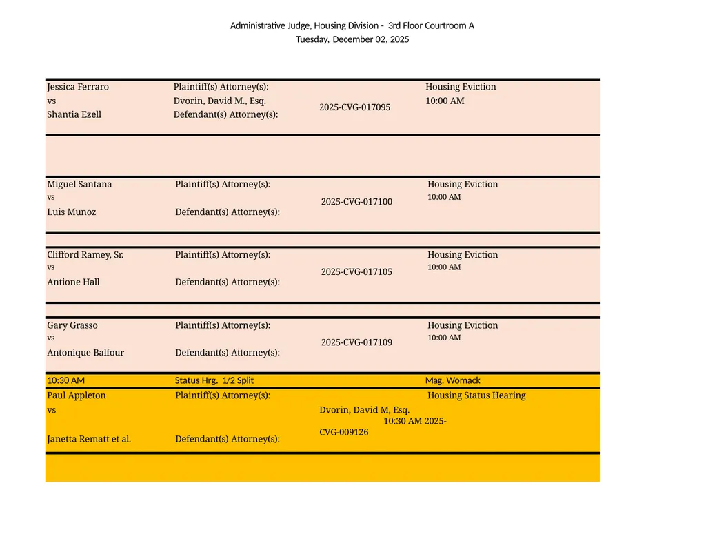 Administrative Judge, Housing Division - 3rd Floor - slide 37 of 103