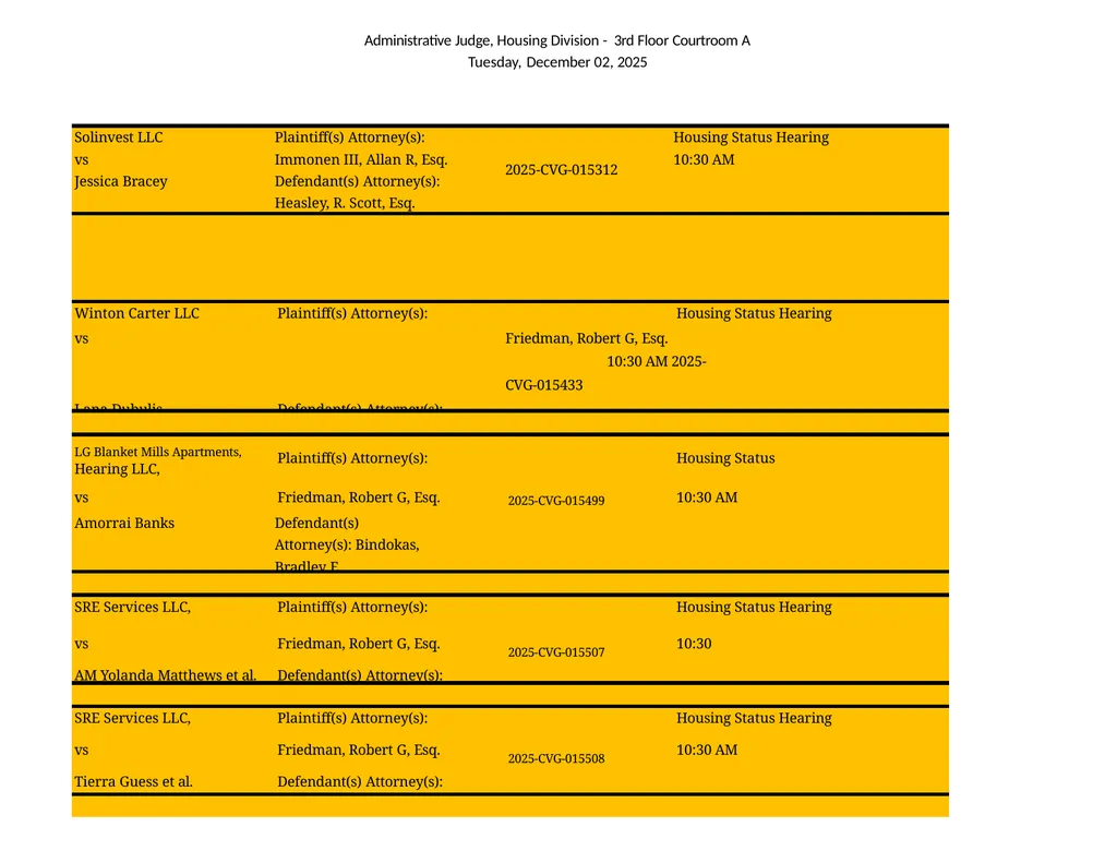 Administrative Judge, Housing Division - 3rd Floor - slide 41 of 103