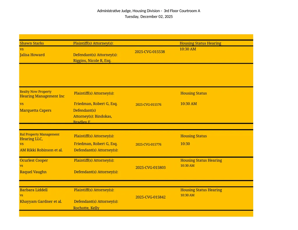 Administrative Judge, Housing Division - 3rd Floor - slide 42 of 103