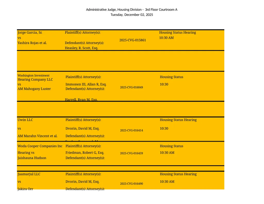 Administrative Judge, Housing Division - 3rd Floor - slide 43 of 103