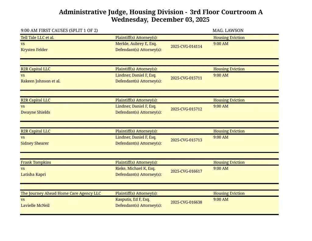 Administrative Judge, Housing Division - 3rd Floor - slide 56 of 103
