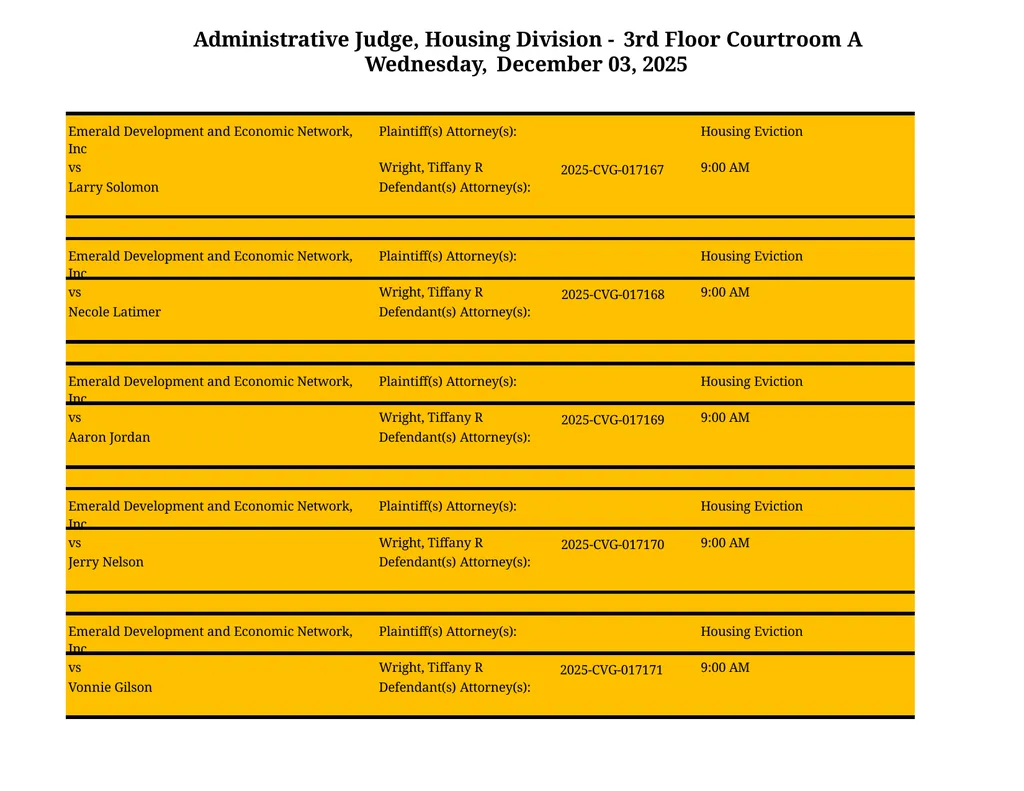 Administrative Judge, Housing Division - 3rd Floor - slide 59 of 103