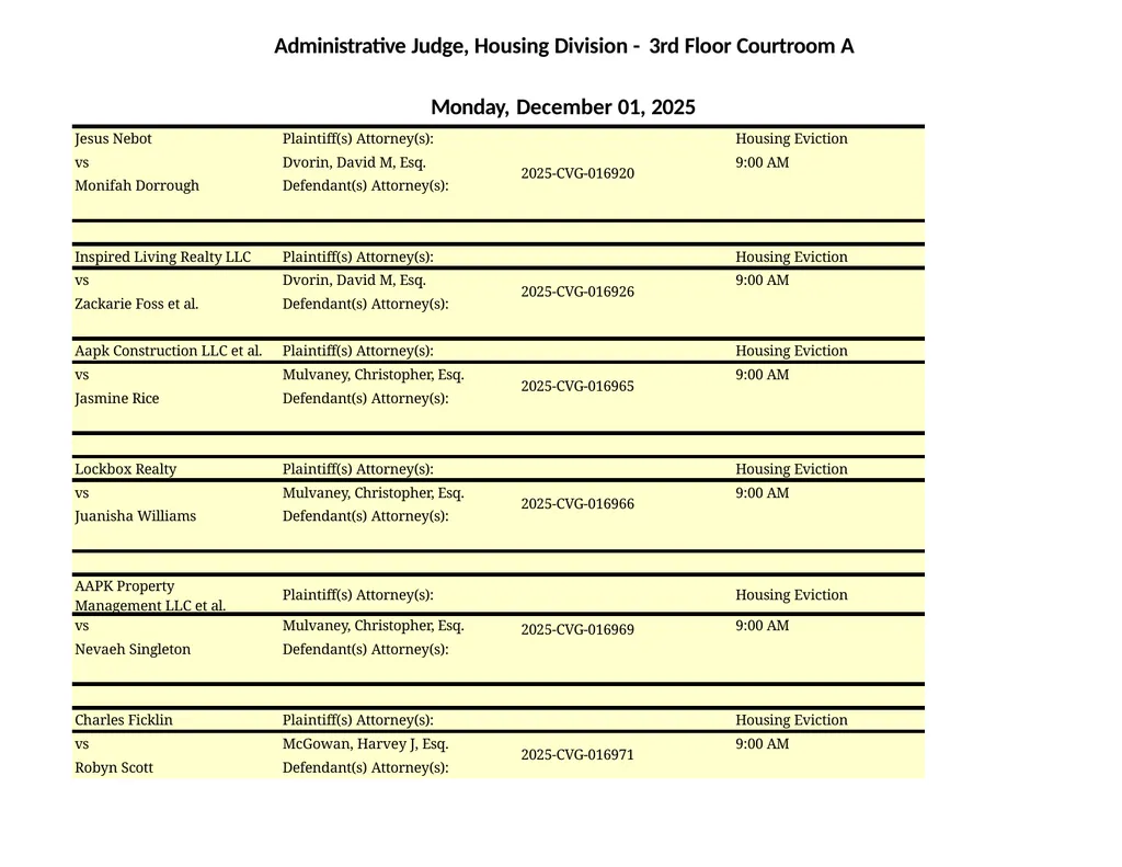 Administrative Judge, Housing Division - 3rd Floor - slide 7 of 103