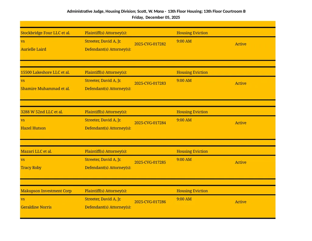Administrative Judge, Housing Division - 3rd Floor - slide 84 of 103