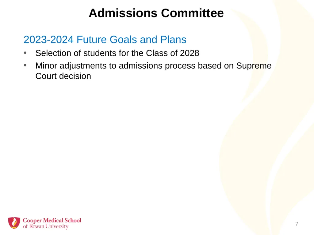 Faculty Assembly Annual Meeting July 26, 2023 - slide 7 of 30