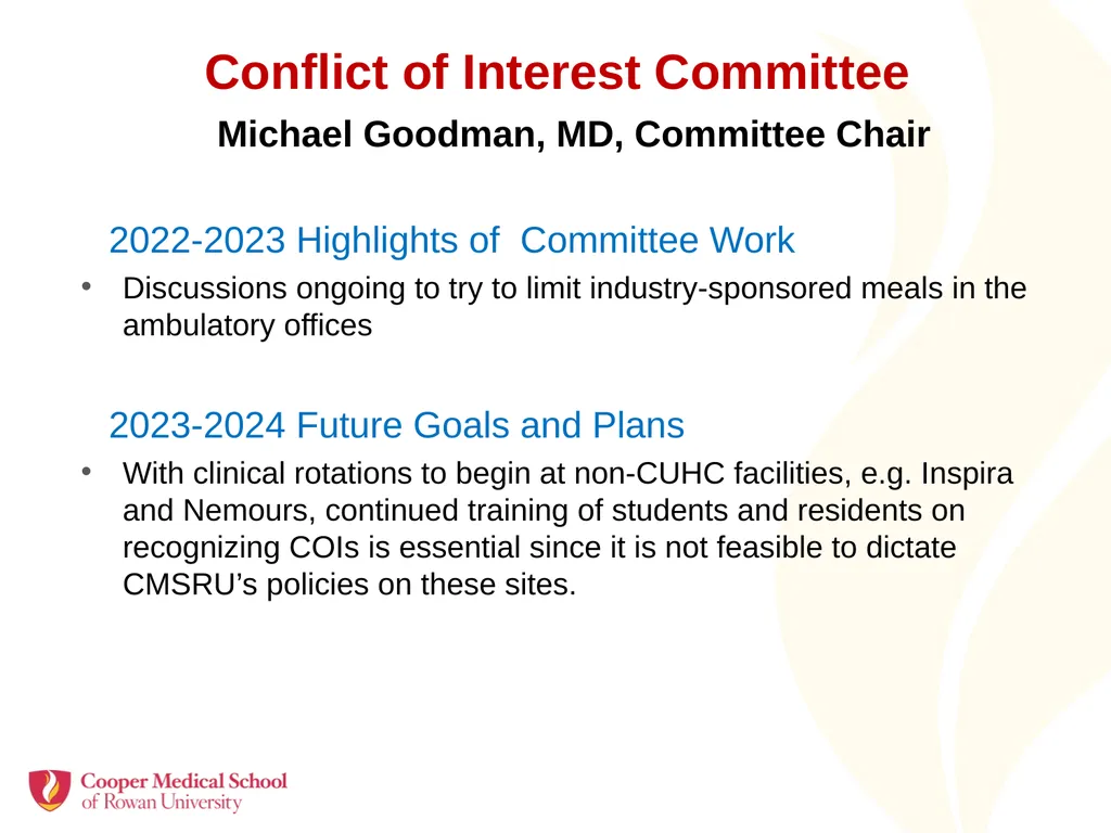 Faculty Assembly Annual Meeting July 26, 2023 - slide 27 of 30