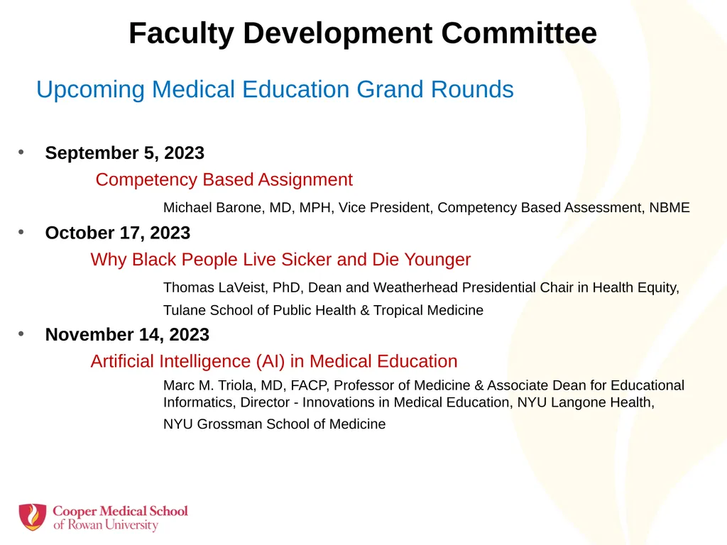 Faculty Assembly Annual Meeting July 26, 2023 - slide 17 of 30