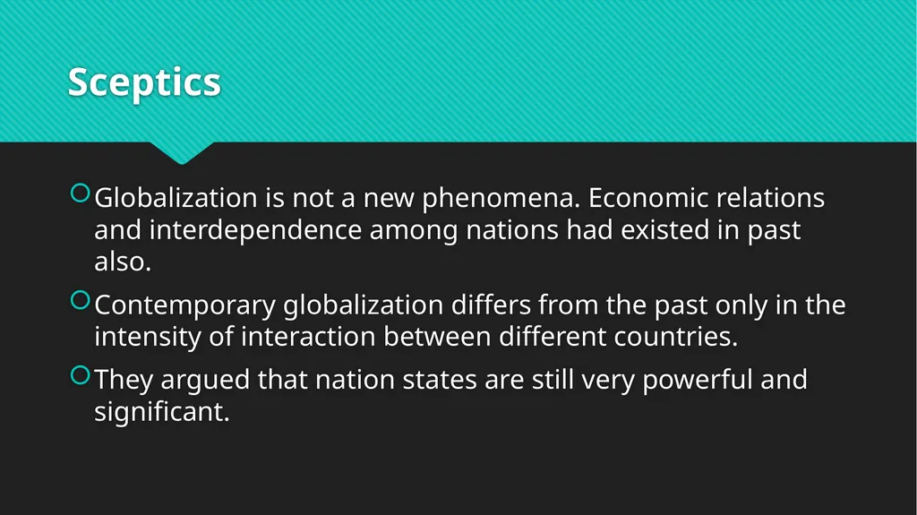 Globalization: Concept, nature and dynamics - slide 10 of 15
