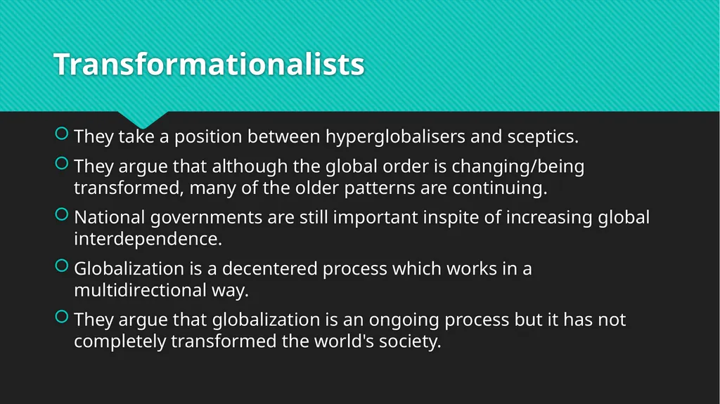 Globalization: Concept, nature and dynamics - slide 12 of 15