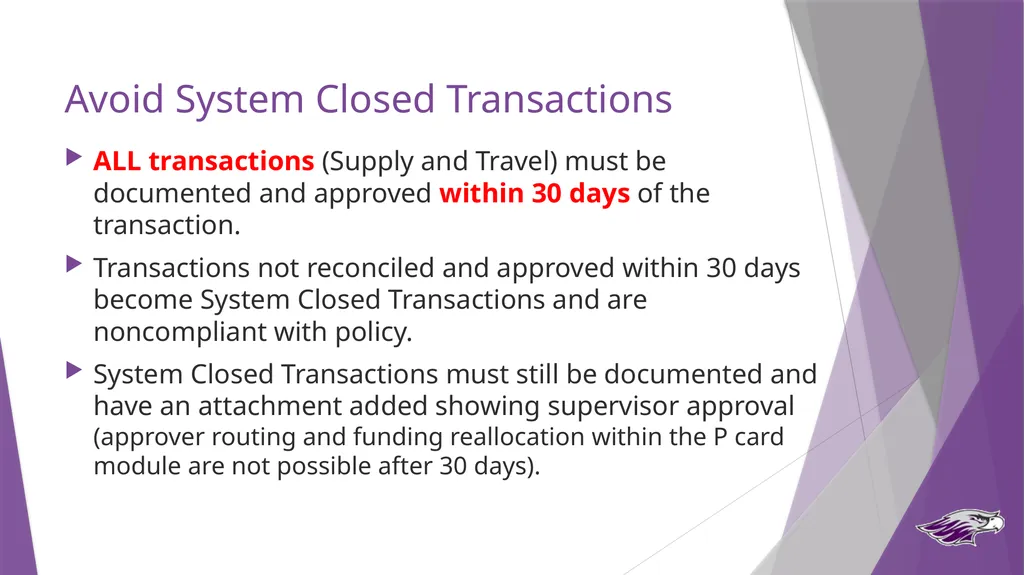 Procurement Card Program Cardholder & Approver - slide 7 of 33