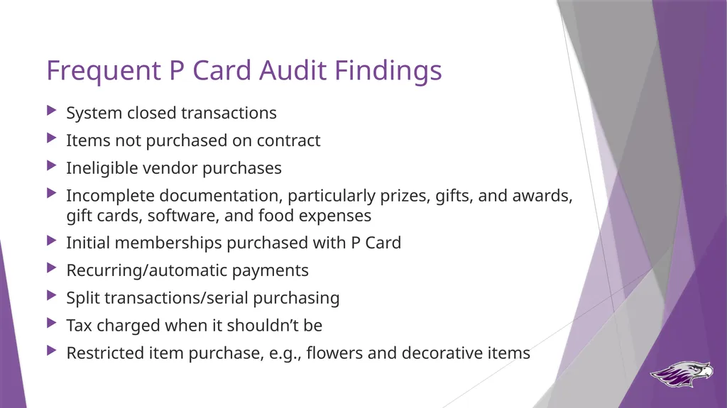 Procurement Card Program Cardholder & Approver - slide 6 of 33