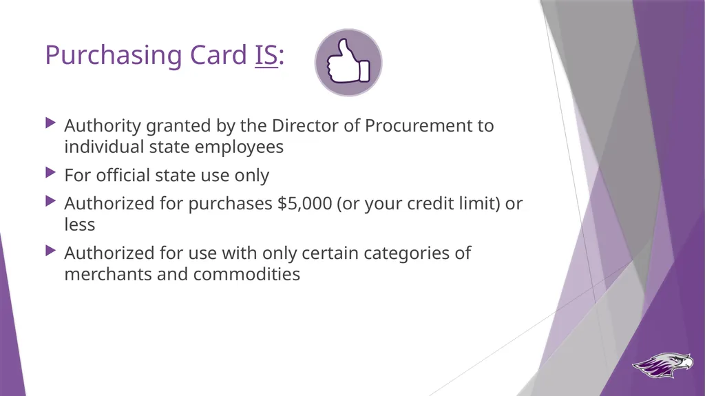 Procurement Card Program Cardholder & Approver - slide 17 of 33