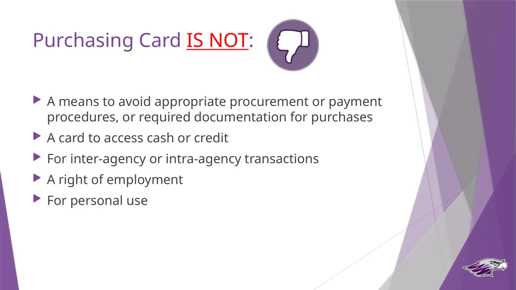 Procurement Card Program Cardholder & Approver - slide 18 of 33