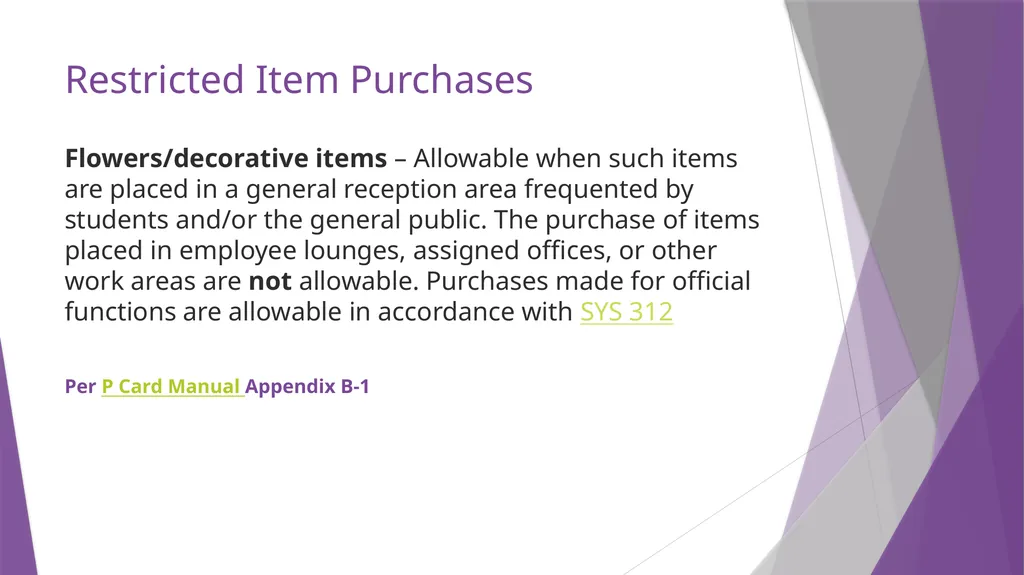 Procurement Card Program Cardholder & Approver - slide 15 of 33