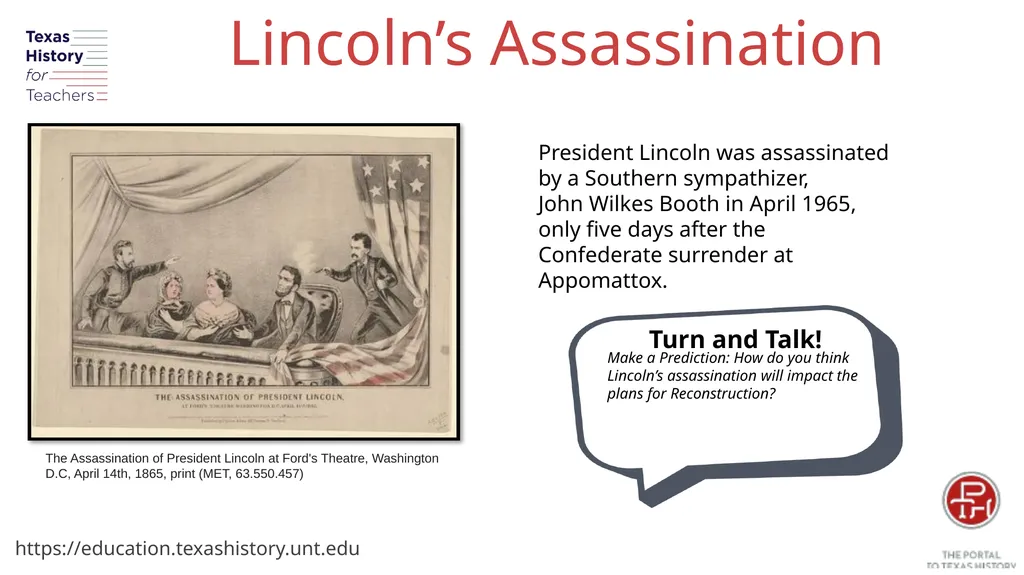 Reconstruction: The Challenges of Reunification - slide 5 of 20