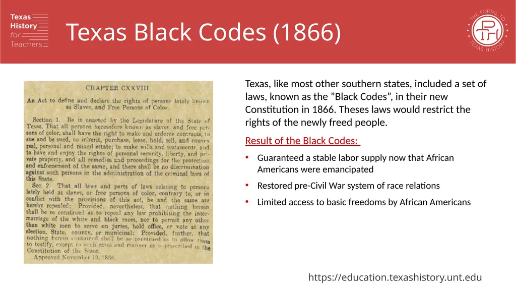 Reconstruction: The Challenges of Reunification - slide 10 of 20