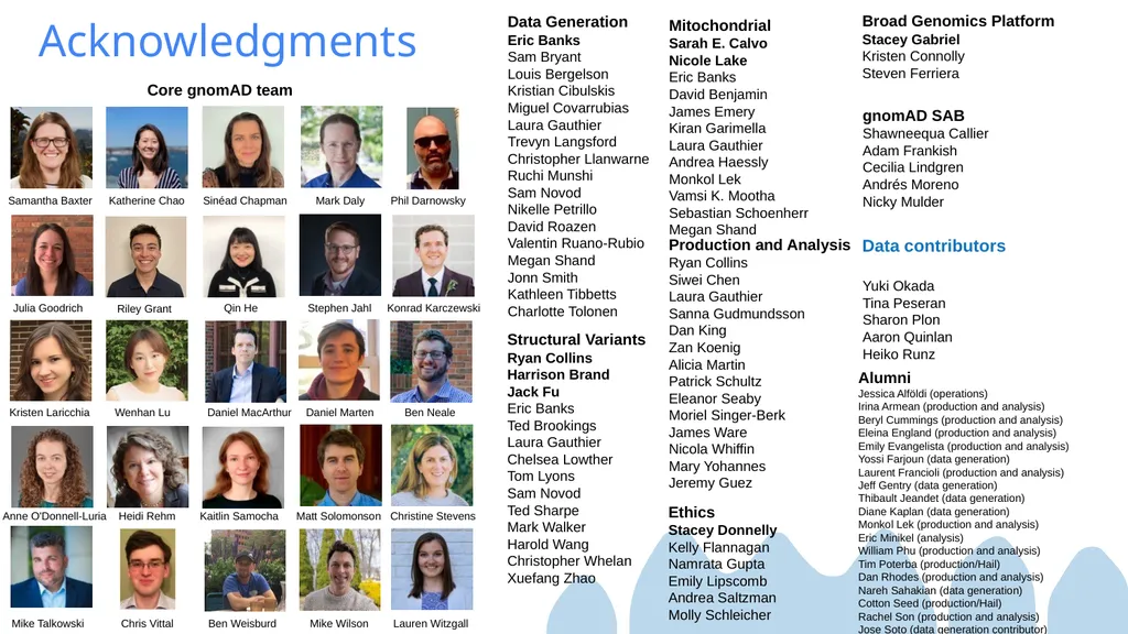 The Genome Aggregation Database (gnomAD) Marina - slide 32 of 32