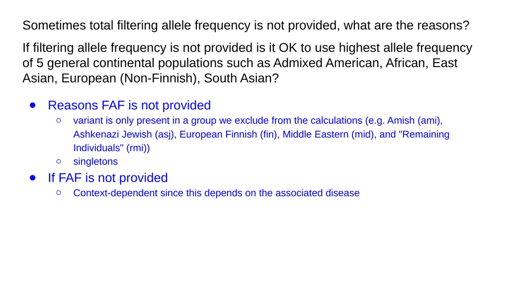The Genome Aggregation Database (gnomAD) Marina - slide 24 of 32
