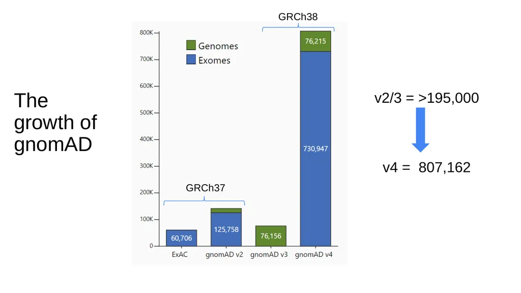 The Genome Aggregation Database (gnomAD) Marina - slide 3 of 32