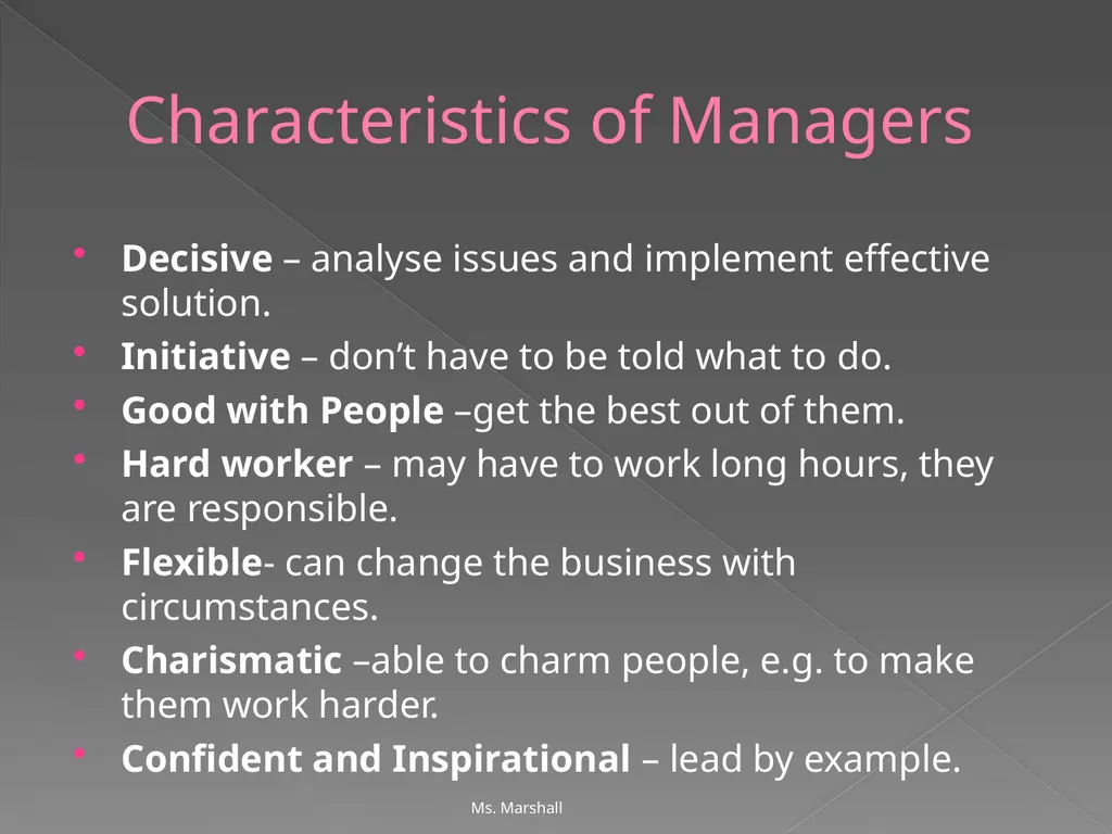 Management and Management Skills Chapters 5 & 6 - slide 8 of 39