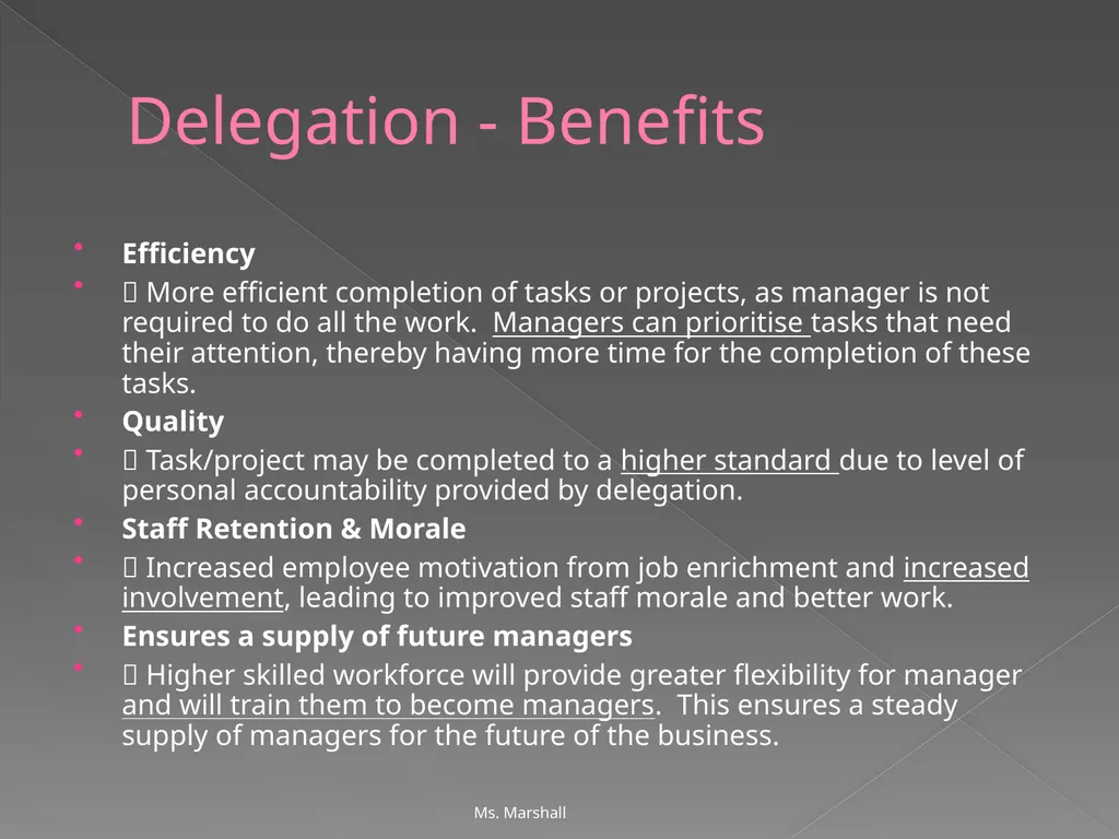 Management and Management Skills Chapters 5 & 6 - slide 20 of 39