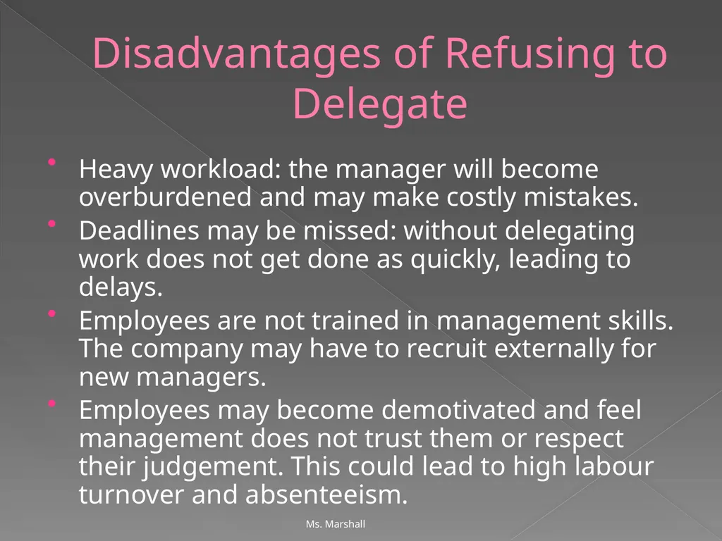Management and Management Skills Chapters 5 & 6 - slide 21 of 39