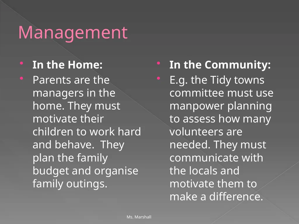 Management and Management Skills Chapters 5 & 6 - slide 5 of 39