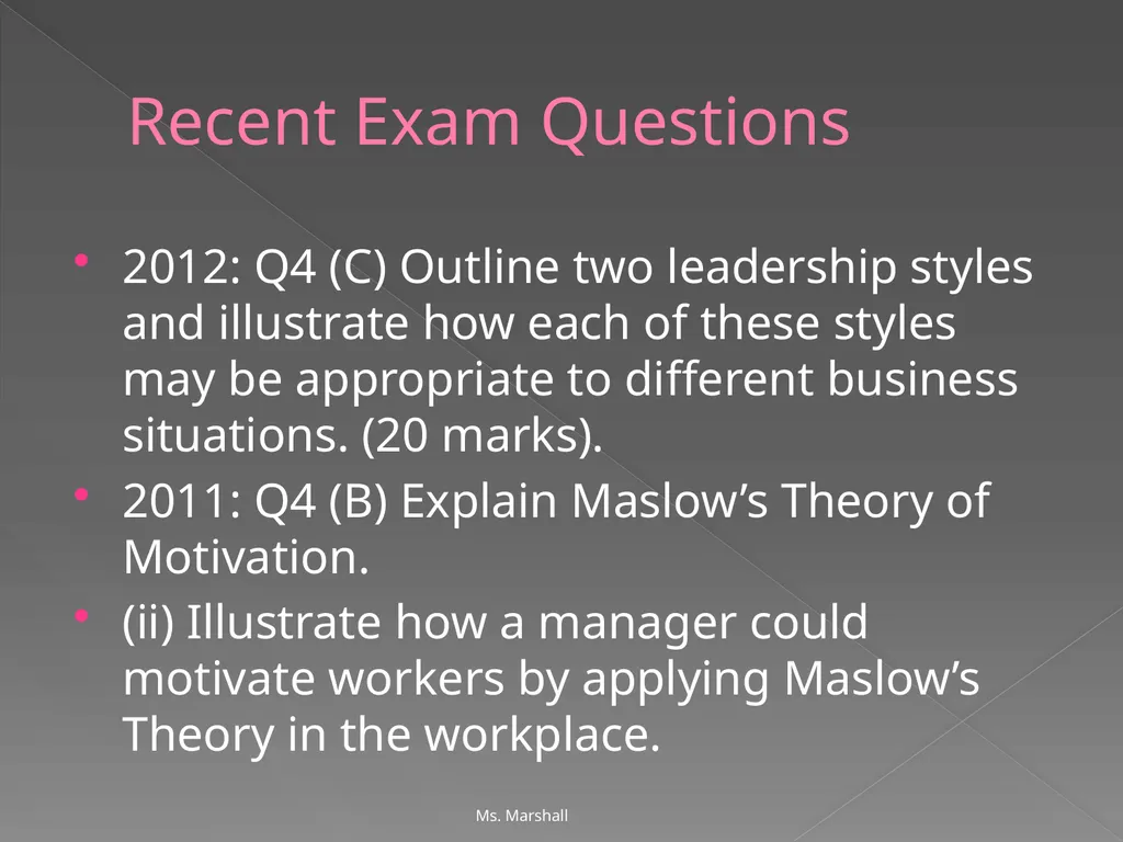 Management and Management Skills Chapters 5 & 6 - slide 36 of 39