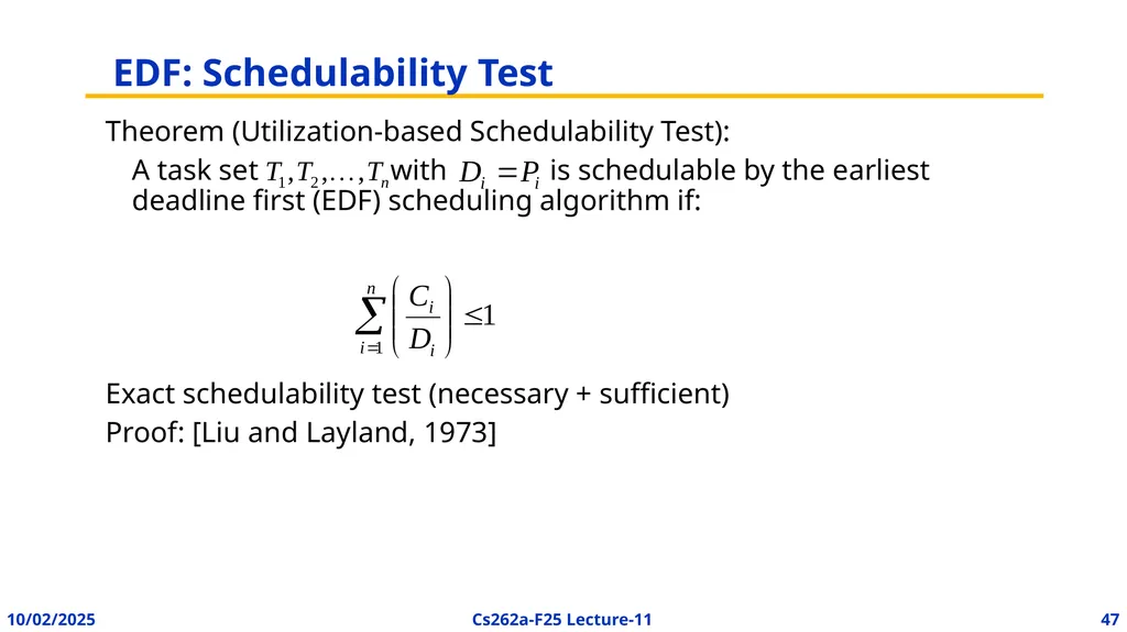 EECS 262a Advanced Topics in Computer Systems - slide 40 of 45