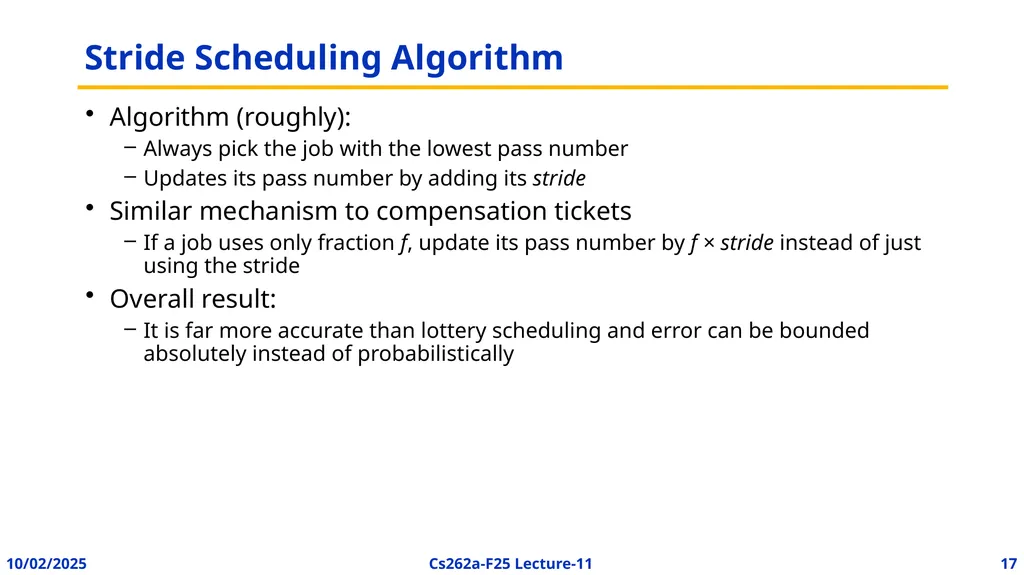 EECS 262a Advanced Topics in Computer Systems - slide 15 of 45