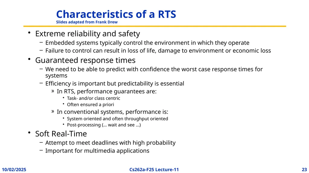 EECS 262a Advanced Topics in Computer Systems - slide 21 of 45