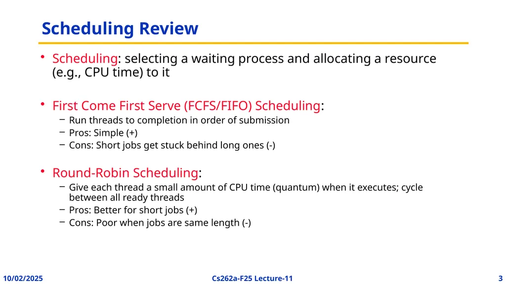 EECS 262a Advanced Topics in Computer Systems - slide 3 of 45
