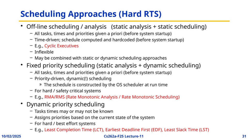 EECS 262a Advanced Topics in Computer Systems - slide 29 of 45