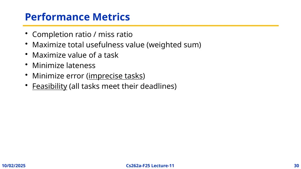 EECS 262a Advanced Topics in Computer Systems - slide 28 of 45