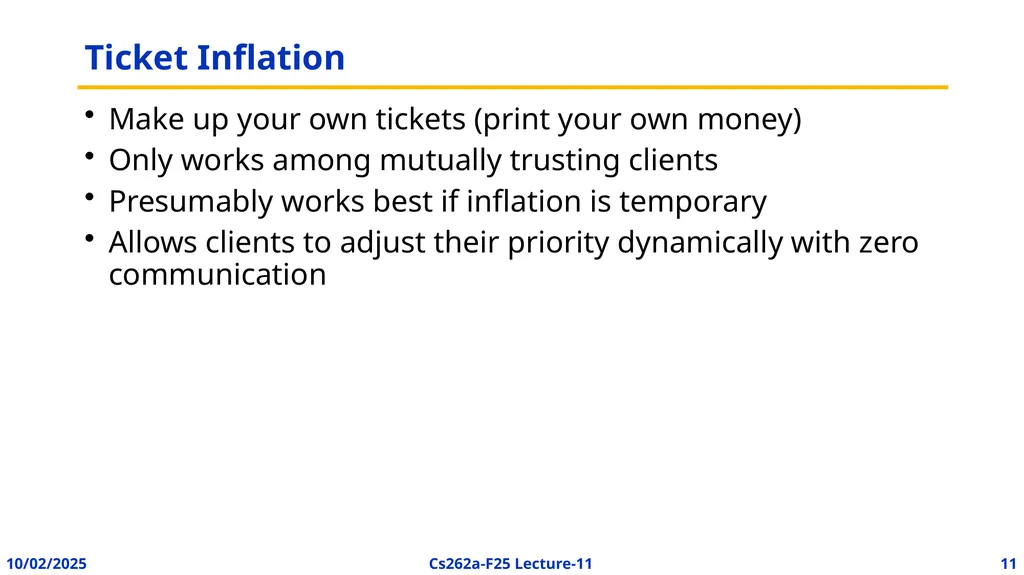 EECS 262a Advanced Topics in Computer Systems - slide 11 of 45