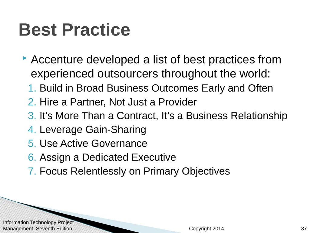 Chapter 12: Project Procurement Management Note: - slide 37 of 41