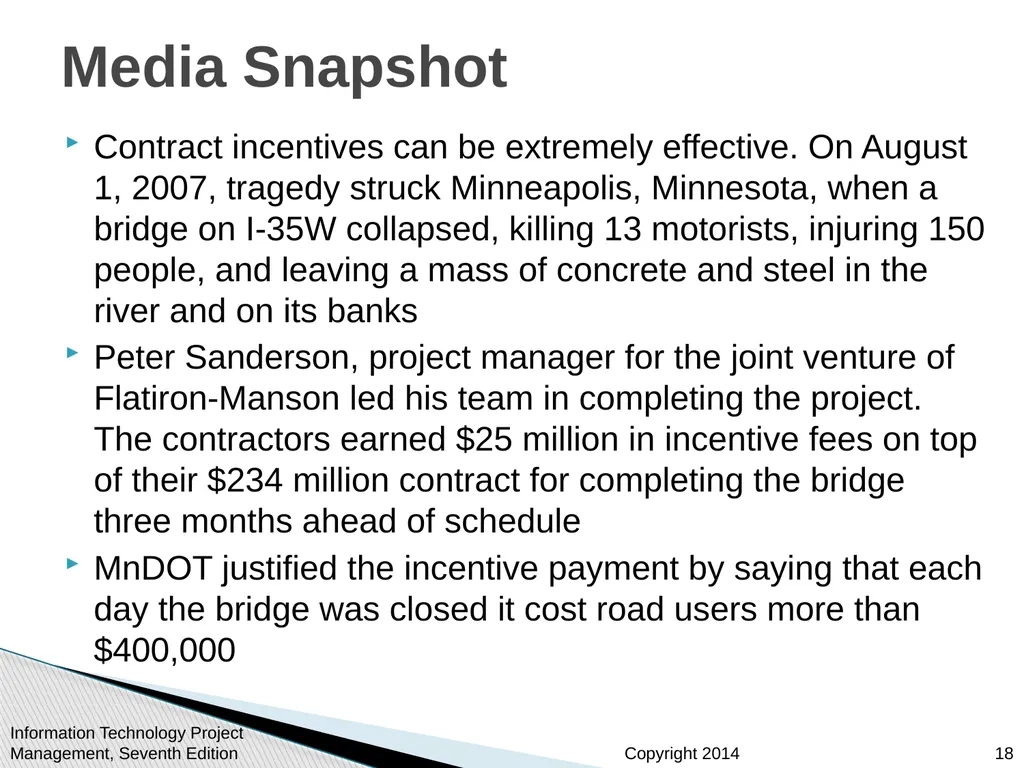 Chapter 12: Project Procurement Management Note: - slide 18 of 41