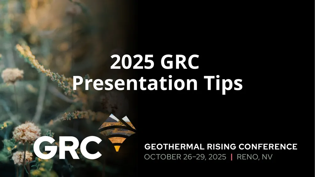 2025 GRC Presentation Tips Technical Paper PPT - slide 1 of 8