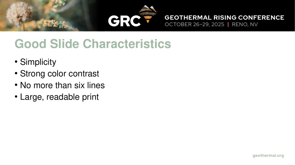 2025 GRC Presentation Tips Technical Paper PPT - slide 4 of 8