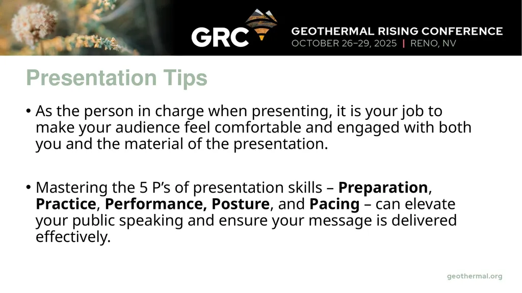 2025 GRC Presentation Tips Technical Paper PPT - slide 5 of 8