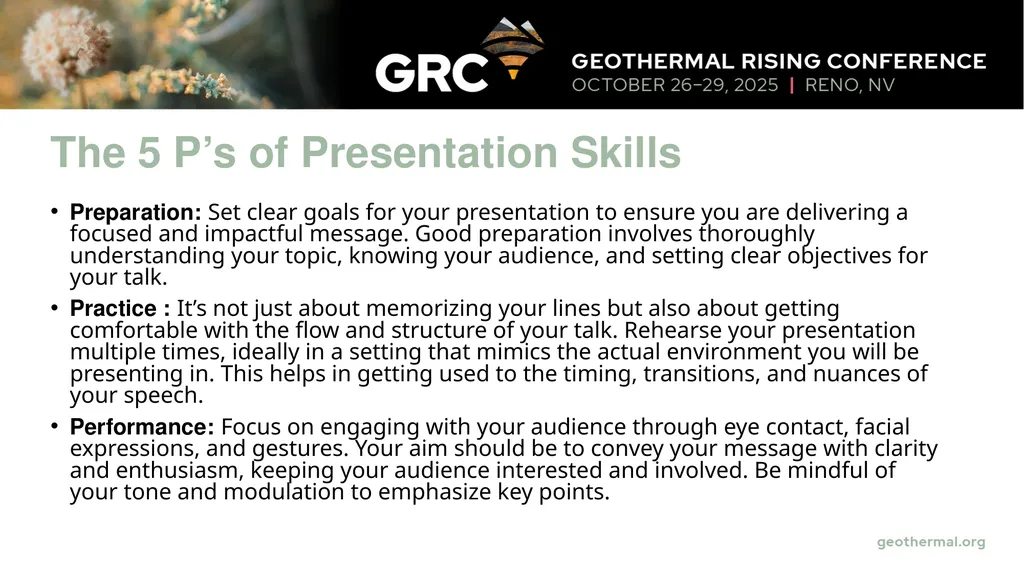 2025 GRC Presentation Tips Technical Paper PPT - slide 6 of 8