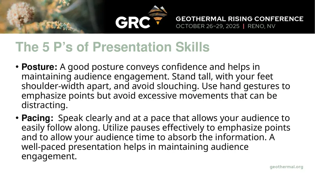 2025 GRC Presentation Tips Technical Paper PPT - slide 7 of 8